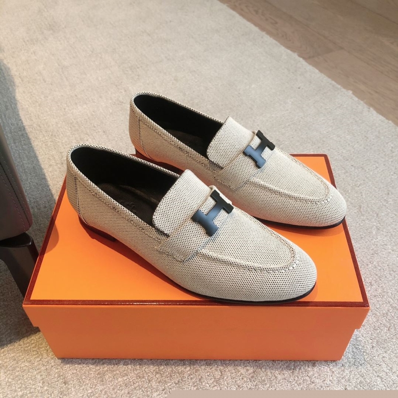 H**mes leather shoes